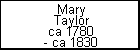 Mary Taylor