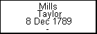 Mills  Taylor