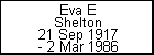 Eva E Shelton