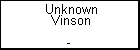 Unknown Vinson